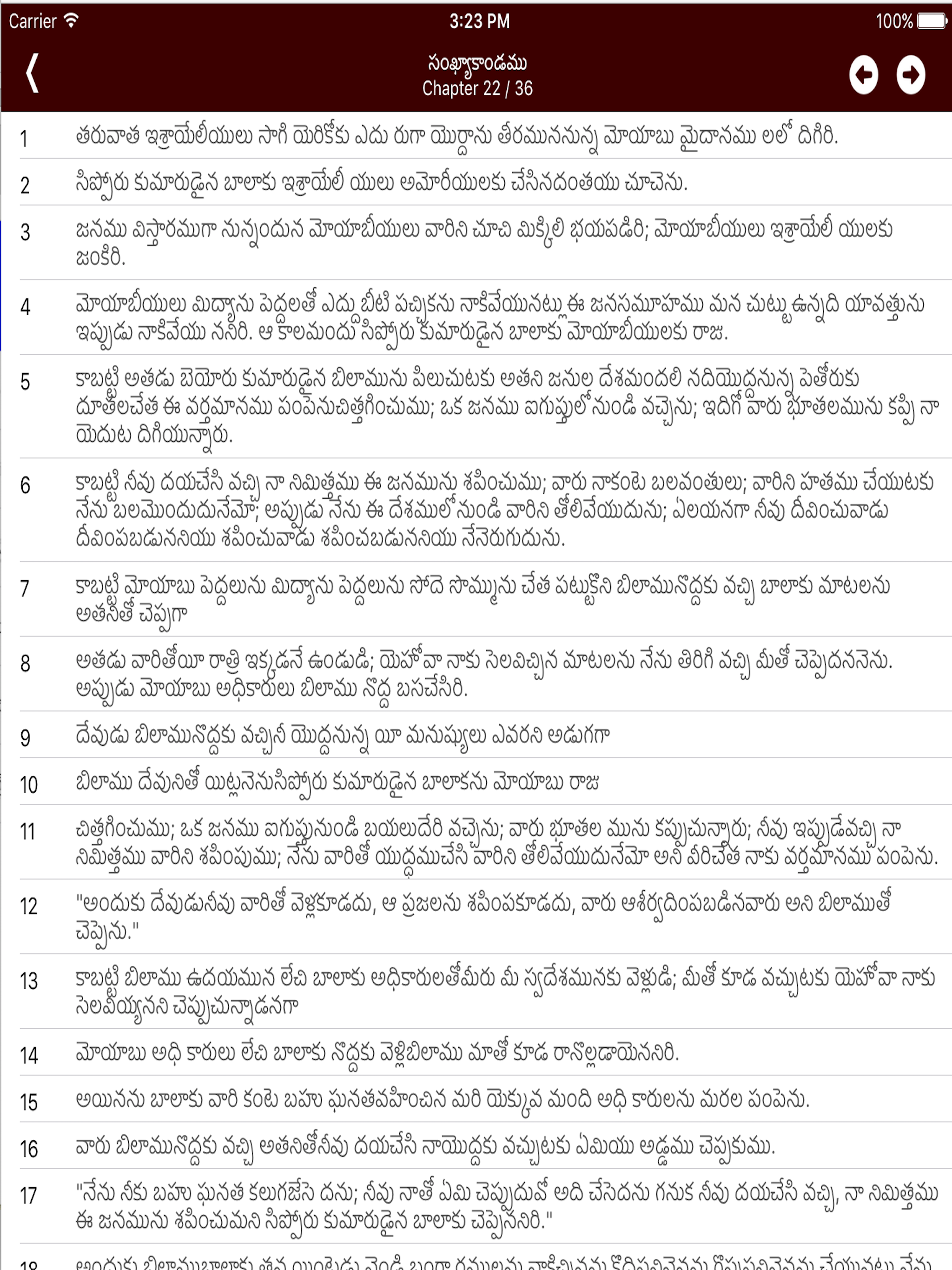 TELUGU  BIBLE (TBO)