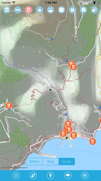 Amalfi Coast Offline Travel Map Guide screenshot-3