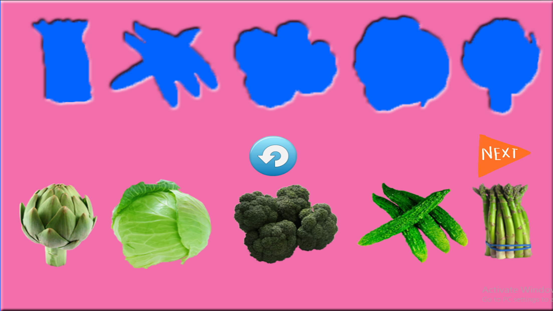 Enjoyable Learning of Vegetable Names for Toddlers