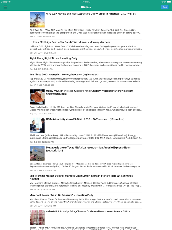 Mergers & Acquisitions News Free - M&A Updates iPad screenshot 4 - News app