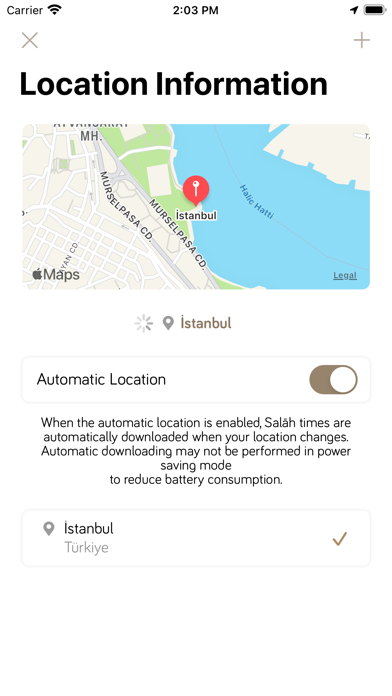 Fazilet Calendar: Prayer Times Screenshot