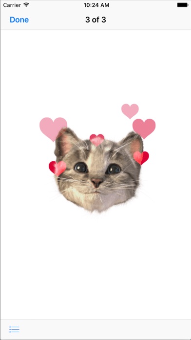 Little Kitten Stickersのおすすめ画像4