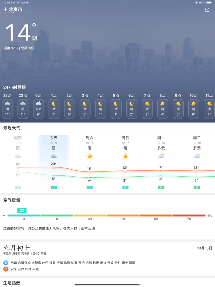 天气预报 - 打工人天气