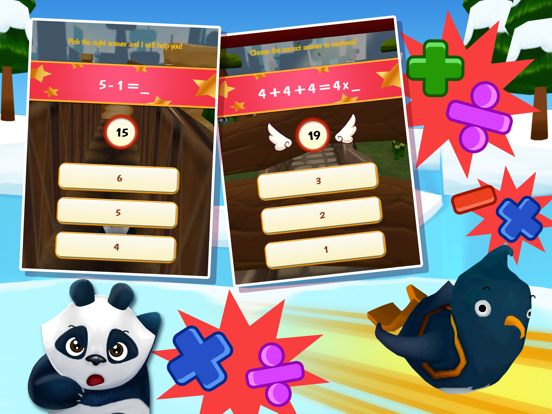 Math Run: Panda Chase - School Edition screenshot 3