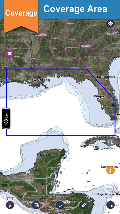 Florida Keys to Texas charts
