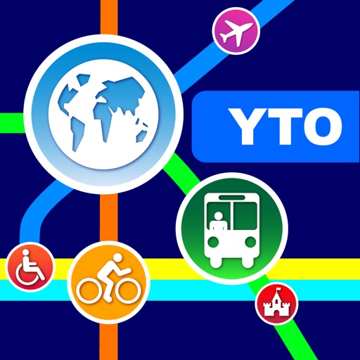 Toronto City Maps - Discover YTO with MTR, Guides icon