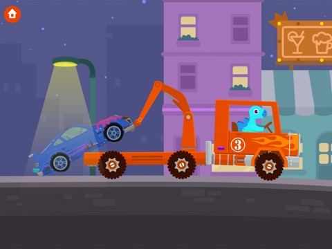 恐竜レスキューカー：子供のレースゲームのおすすめ画像2