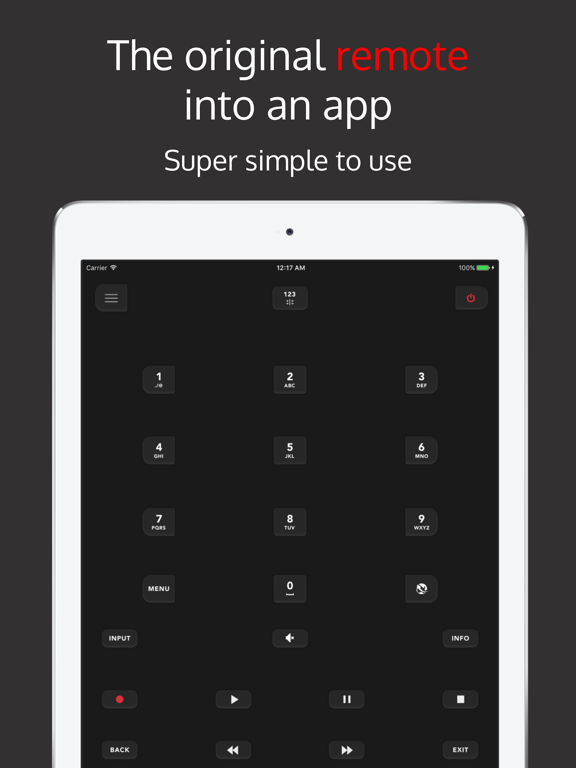 Contimote: remote continental iPad screenshot 2 - Utilities app