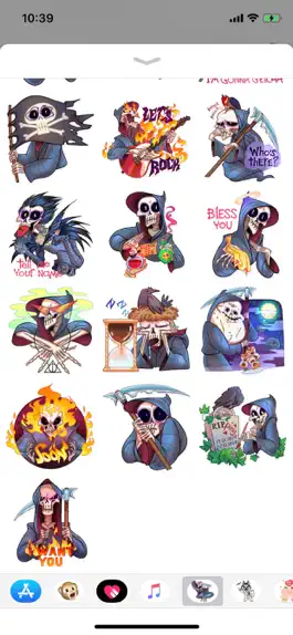 Game screenshot Death Cute Emoji Funny Sticker hack