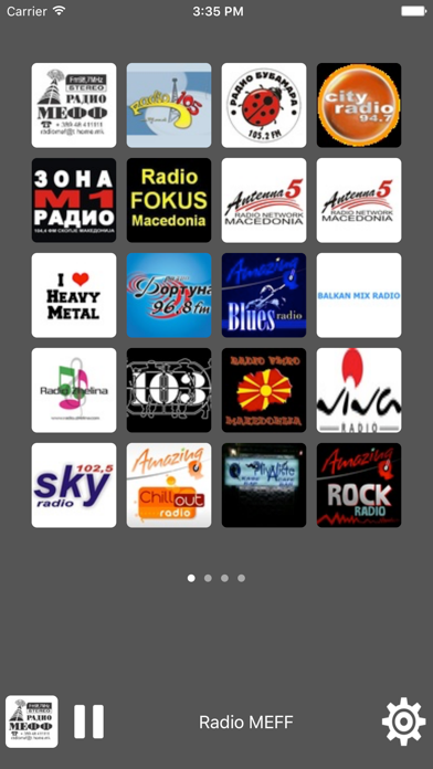 Screenshot #1 pour Radio Macedonia - All Radio Stations
