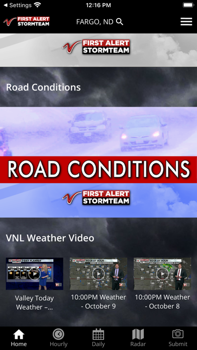 VNL Weather Screenshot