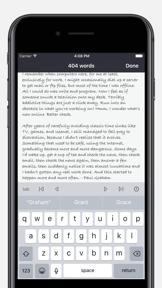 Chapters - Notebooks for Writing screenshot