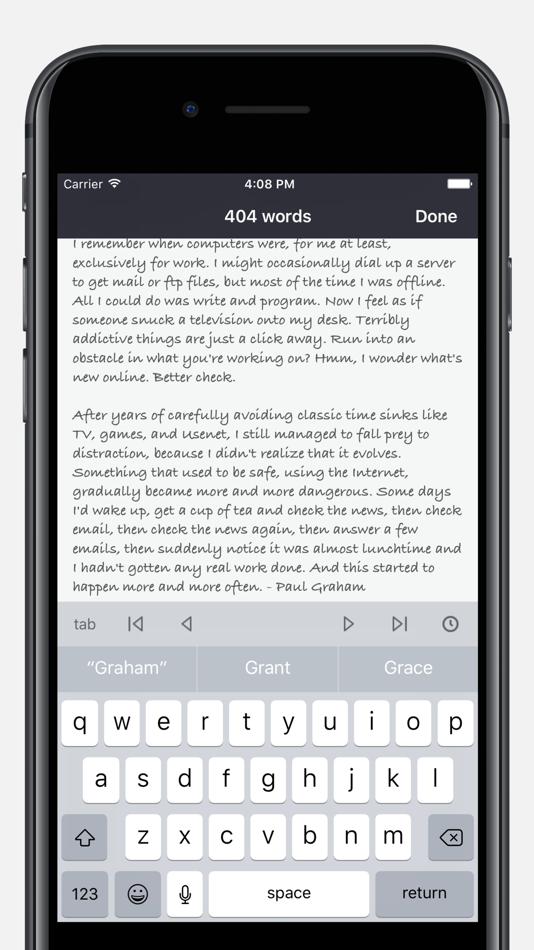 #5. Chapters - Notebooks for Writing (iOS) 由: Steven Romej