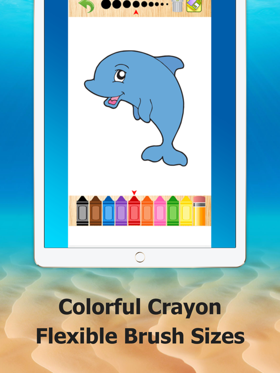 Screenshot #6 pour Coloring Book Ocean Turtles - Drawing Sea Animals