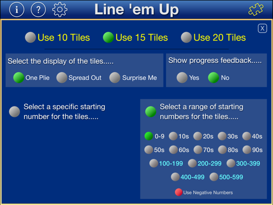 Line 'em Up iPad screenshot 5 - Education app