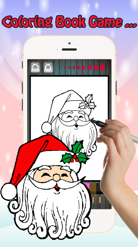 Color Santa:Christmas Coloring Book Pages Fun Kids - 1.0.3 - (iOS)