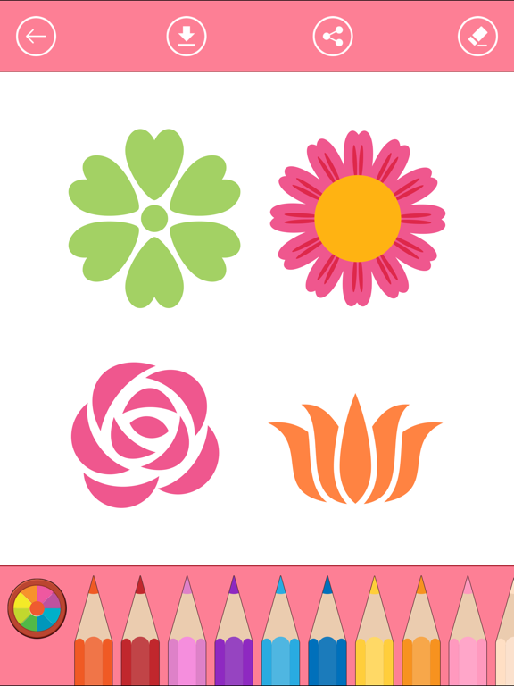 Screenshot #5 pour Jeux de Coloriage Fleurs Mandala pour Enfants
