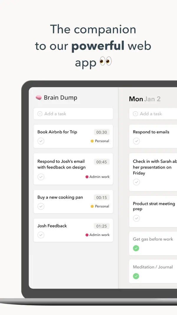 Ellie - Daily Planner iPhone App Screenshot 5 – Produktivität