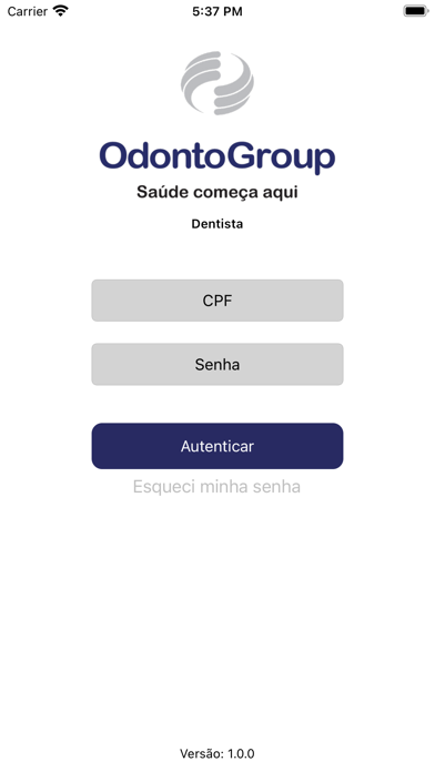 Odontogroup Prestador Screenshot