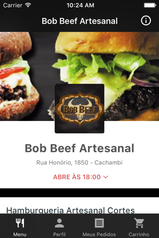 Bob Beef Artesanal Delivery screenshot 2