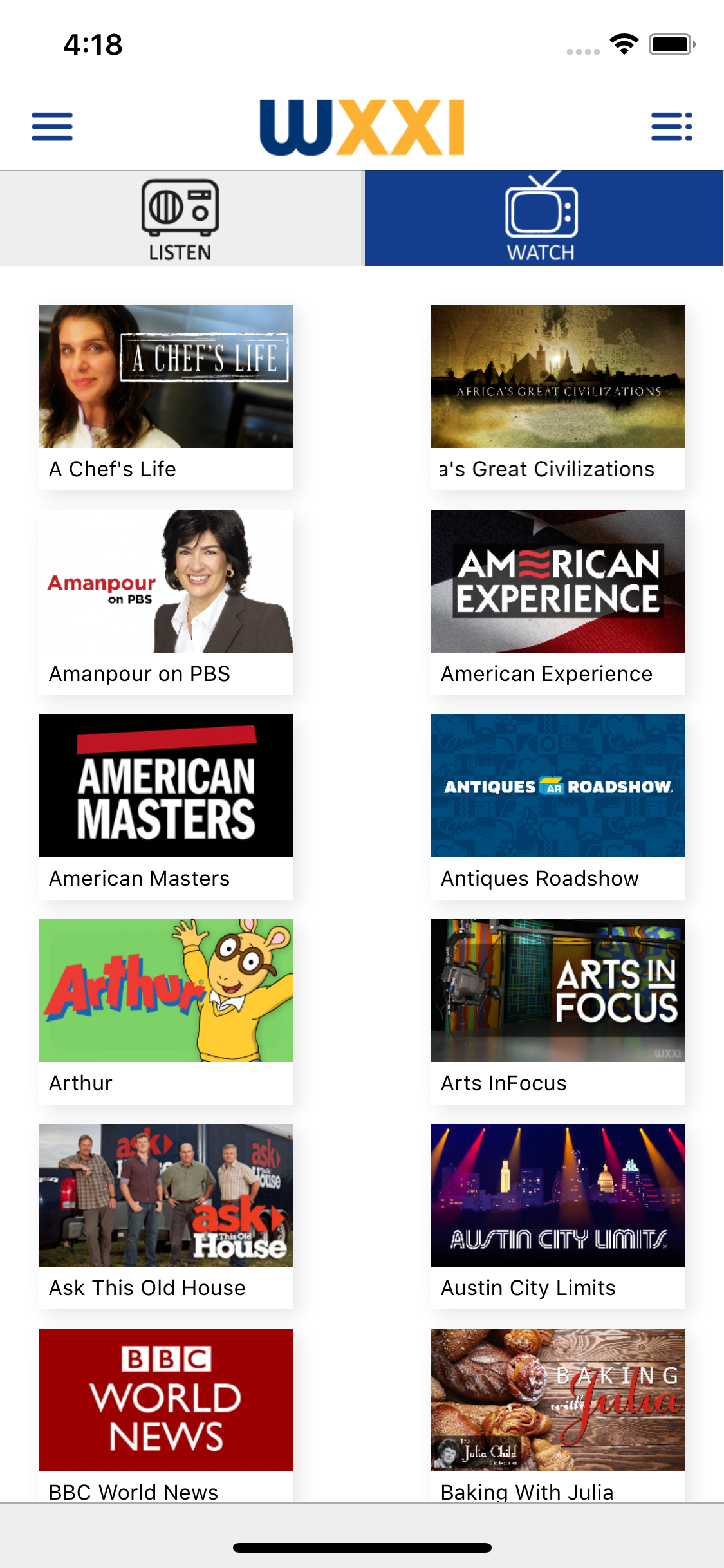 WXXI Public Media App
