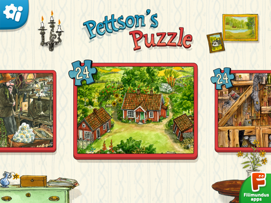 Pettsons Pussel iPad app afbeelding 1