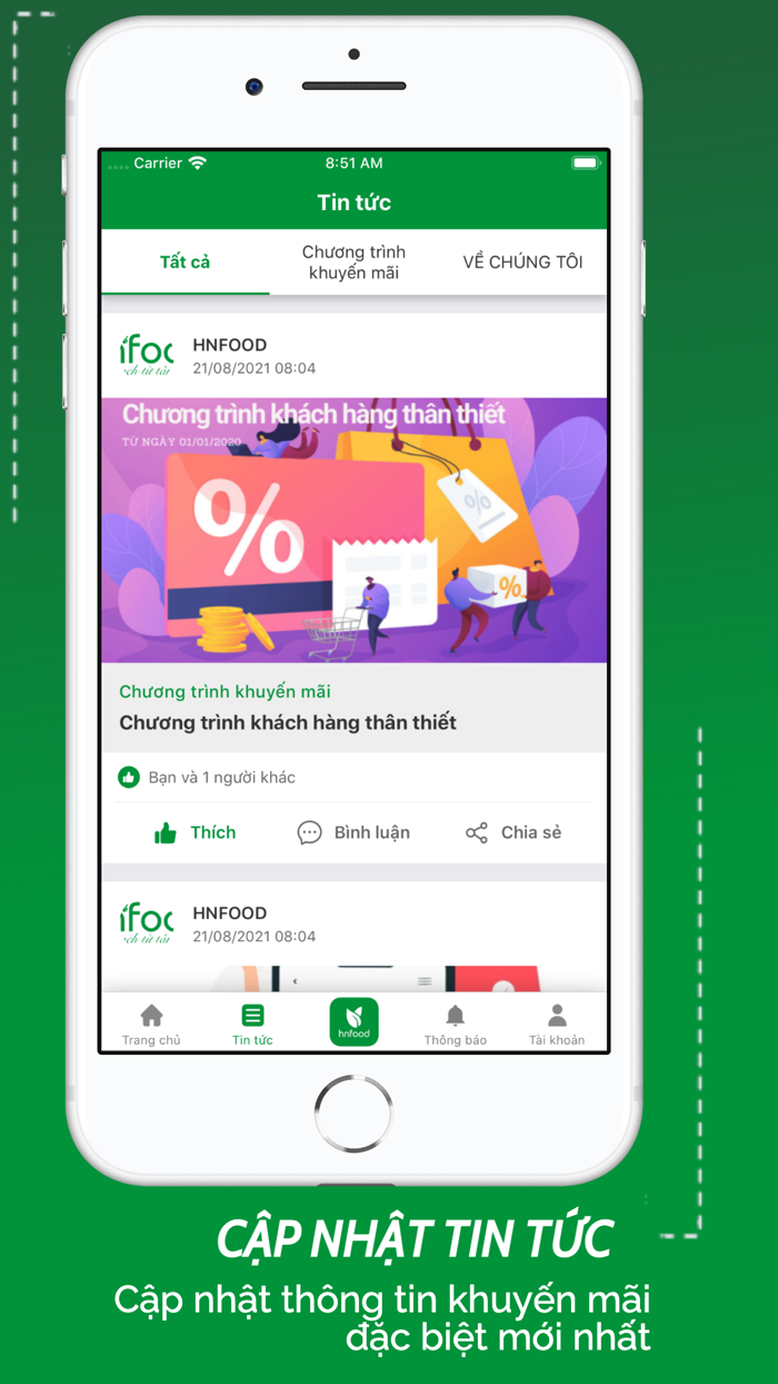 Hnfood-Cửa hàng thực phẩm sạch