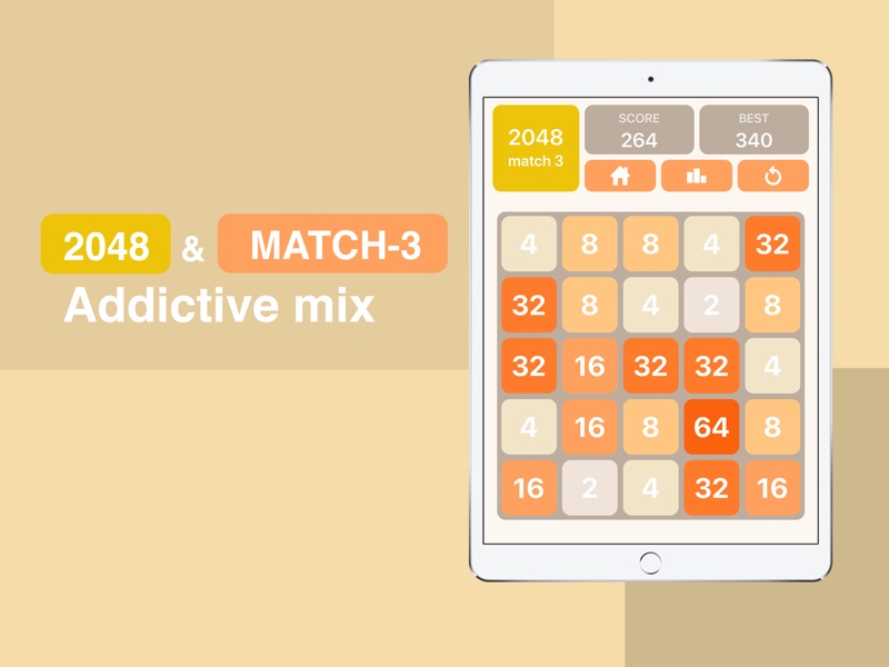 2048 match 3 screenshot 3
