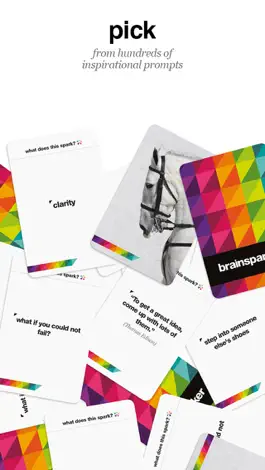 Game screenshot Brainsparker Creativity Cards apk