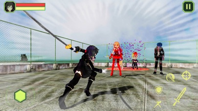 アニメハイスクール 女の子シミュレーター 剣の戦いゲームのおすすめ画像1