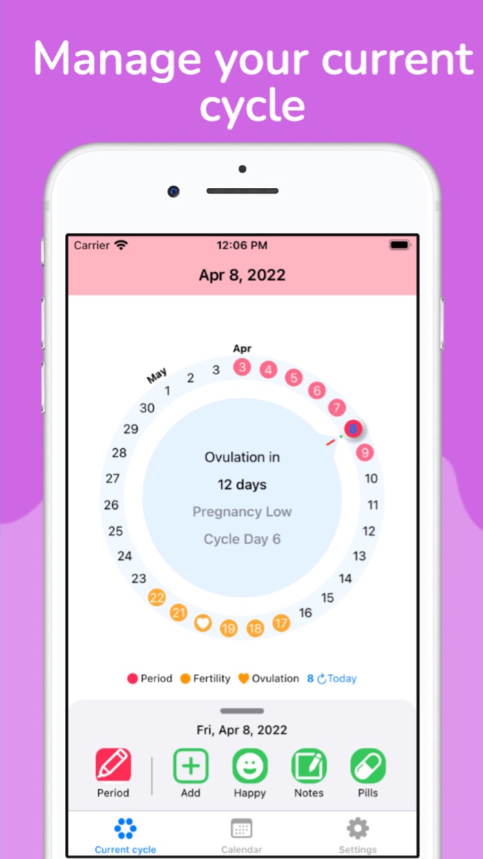 Period Tracker Her Calendar