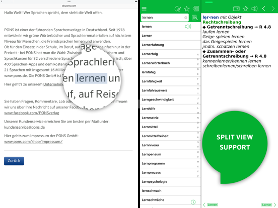 Deutsche Rechtschreibung iPad screenshot