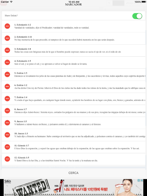 Santa Biblia Reina Valera 1960 - No necesita conex iPad screenshot 5 - Book app