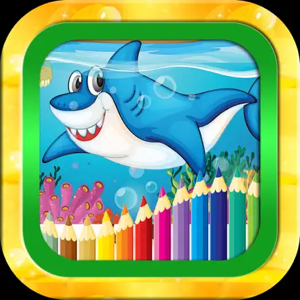 акула дельфин морское животное раскраски для Читы