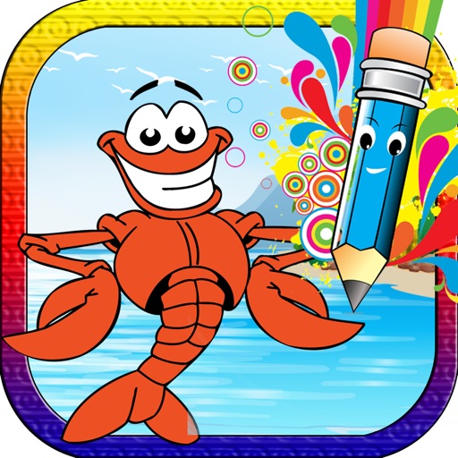 A Fish Coloring Book for Toddler : Shrimps & Crabs icon