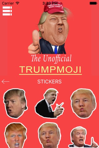 Trump Emoji screenshot 2