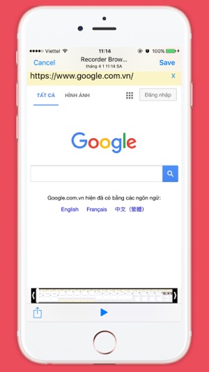 Browser quay video màn hình khi duyệt web(圖5)-速報App
