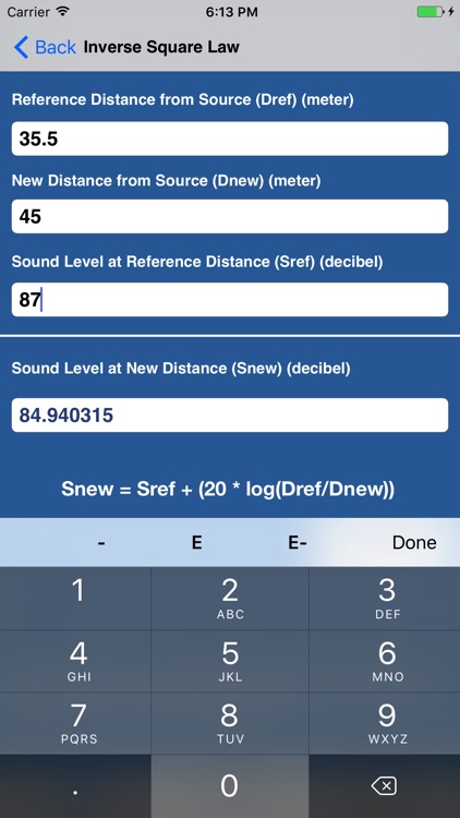 Acoustics Engineering Calculator screenshot-3