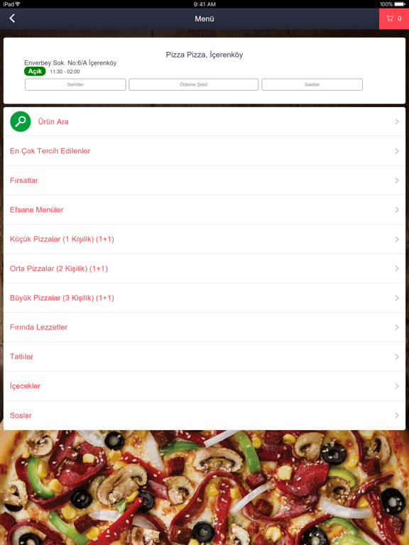 Screenshot #5 pour İçerenköy Pizza Pizza