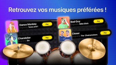 Screenshot #1 pour Drums - set de batterie & jeux