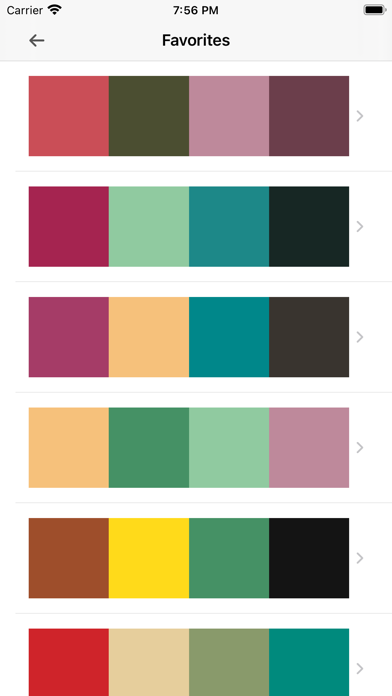 Sanzo Color Palettes Screenshot