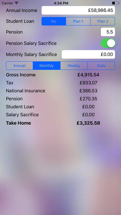 Quick Salary Calculator 2017 18