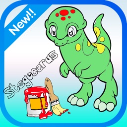 Jurassic Dinosaures Coloriage jeu