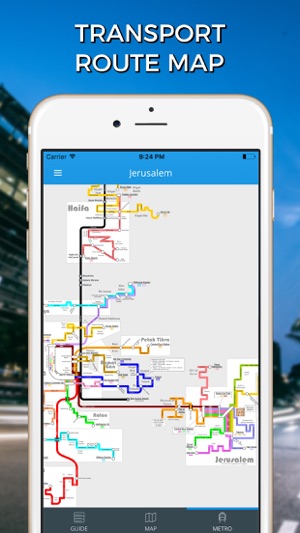 Jerusalem Travel Guide with Offline Street Map(圖5)-速報App