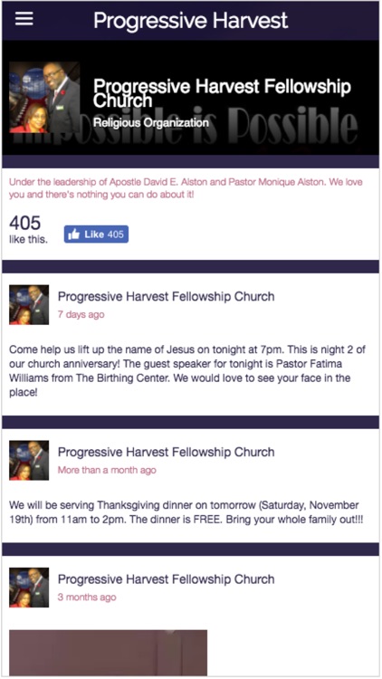 Progressive Harvest Church