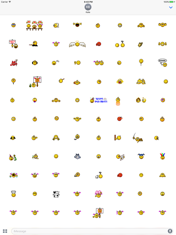 Screenshot #4 pour Смайлики