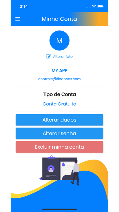 Controle Financeiro Screenshot