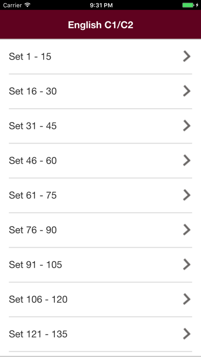Screenshot #1 pour Advanced English C1/C2