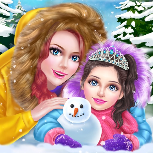 Royal Family Winter Salon - Snow Princess Makeover iOS App