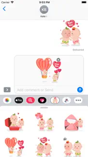 valentine emoji funny stickers iphone screenshot 3